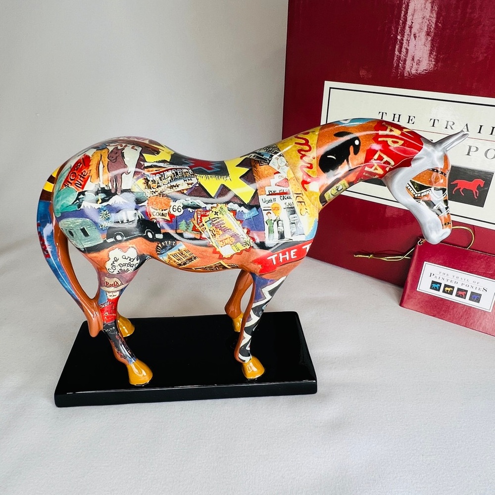 2005 Route 66 #1460 3rd Ed Trail of Painted Ponies with Original Box and Tags